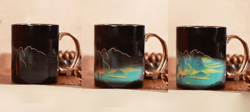 感温变色陶瓷杯