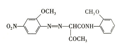 颜料黄74分子结构图